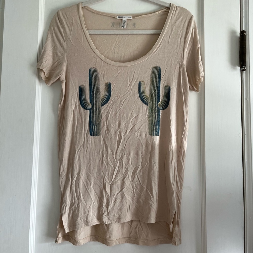 PINK Cactus Soft Tee